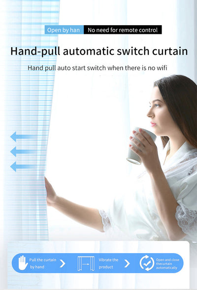 NEBULA STORE™  -Switch Curtain bot remote robot Direct wifi connection Siri