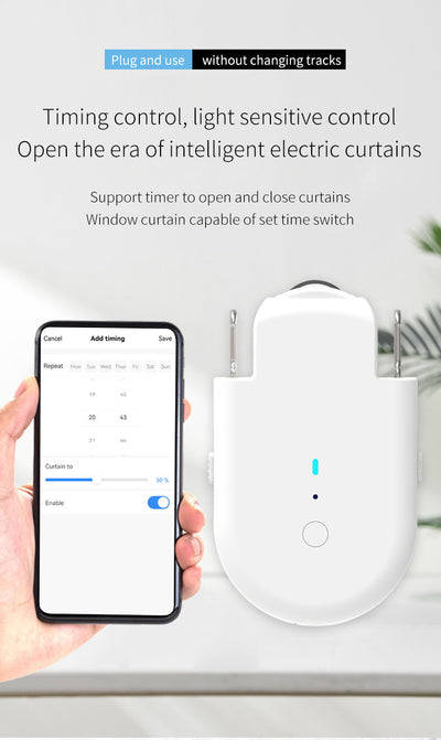 NEBULA STORE™  -Switch Curtain bot remote robot Direct wifi connection Siri