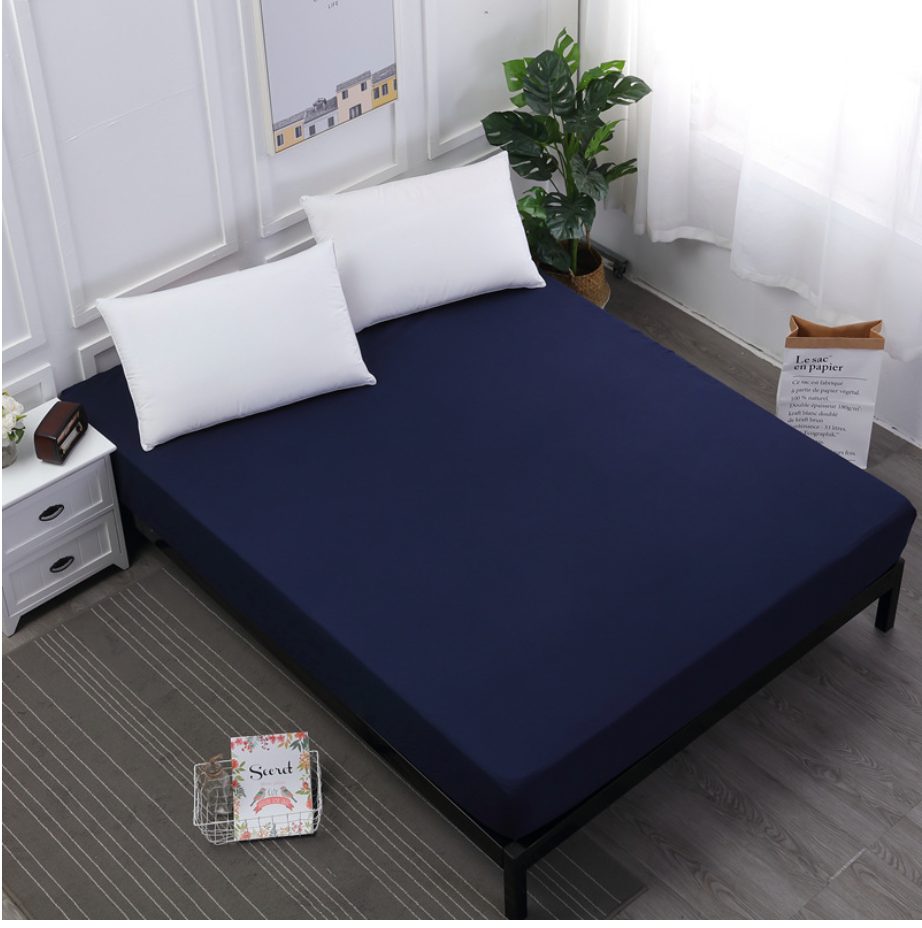 NEBULA STORE™  -Cross-border Waterproof Mattress Cover Machine Washable Solid Color Mattress Cover