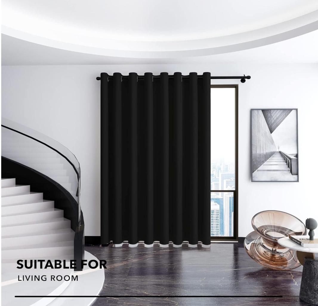 NEBULA STORE™  -Full Shading Curtain 2.5M WIDE * 2.7M HIGH 2024 New Window Heat Insulation Sun Blocking Black Shading Cloth